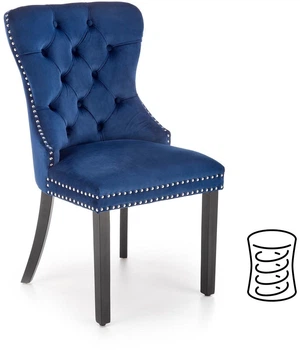 Стілець для кухні та вітальні Halmar Miya Синій (5905248121577)