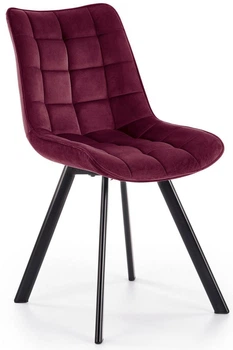 Krzesło do kuchni i salonu Halmar K332 Bordowe (5905248118348)
