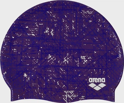 Шапка для плавания Arena PRINT 2 фиолетовый One Size