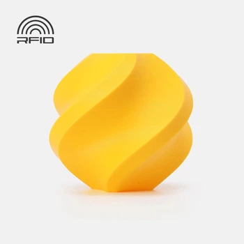 PLA-пластик Филамент Bambu Lab PLA Basic Sunflower Yellow (10402) Подсолнечно Желтый для 3D-принтера - 1Кг, 1.75mm с Катушкай / Filament With Spool / с RFID чипом Меткой (NFC)