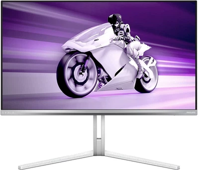 TFT 27' Philips 27M2N8500, QD-OLED, QHD, 360Hz, 0,3ms, 2xHDMI, DP, USB-hub, HAS, Pivot, колонки, біл