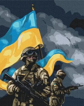 Преміум картина за номерами ЗСУ © Ольга Бочулінська Brushme 40x50