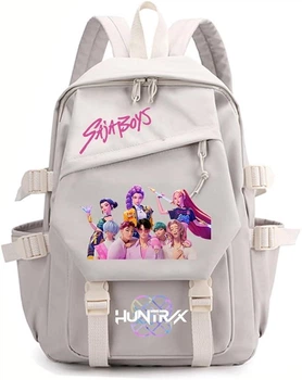 Детский рюкзак K-POP Stray Kids Huntrix Saja Boys для девочек и подростков, школьный рюкзак Хантрикс с большим отделением 42×29×13 см