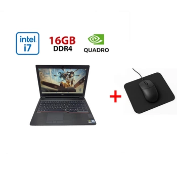 Мобильная рабочая станция Fujitsu Celsius H780 / 15.6" (1920x1080) IPS / Intel Core i7-8750H (6 (12) ядер по 2.2 - 4.1 GHz) / 16 GB DDR4 / 512 GB SSD / nVidia Quadro P600, 4 GB GDDR5, 128-bit / WebCam б/у + Подарок Мышка и коврик