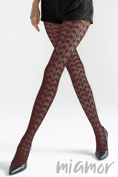 Колготки с ажурным узором Marilyn SOPHIA 874 1/2 Bronzo