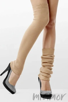 Гетри високі в рубчик Marilyn Peppy C73 One Size Бежеві