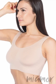 Tоп на широких бретелях Giulia Classic top S/M Бежевый