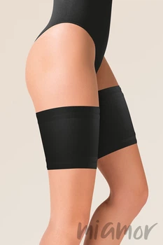 Ленты на бедра (бандалетки) от натирания Gabriella Thigh Band Satin 2XL/3XL (5/6) Черные