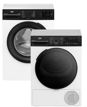 Комплект машин Beko Пральна BM1WFSU37233WPBB + Сушильна BM3T47239WPBB2