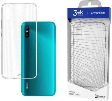 Etui plecki 3MK Armor Case do Xiaomi Redmi 9A Clear (5903108298544)