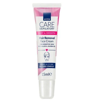 Крем для видалення волосся на обличчі Avon, депілятор з алое віра, Skin So Soft, Avon Works, 15 мл