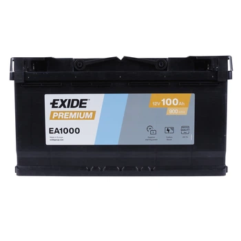 Автомобильный аккумулятор EXIDE Premium 6CT 100Ah R+ EA1000