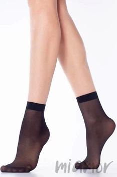 Носки женские прозрачные Lores Rosalie 15 den One Size Nero