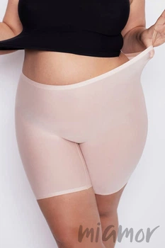 Тонкие шорты-бермуды Julimex Flexi One Bermudy One Size Бежевые