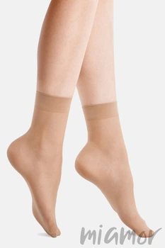 Носки женские прозрачные GIULIA Easy 20 (2 пары) One Size Caramel