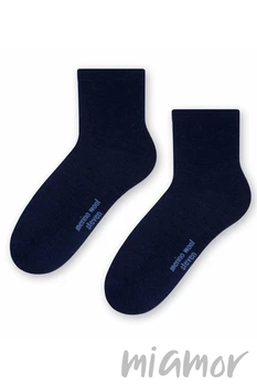 Носки женские из мериносовой шерсти STEVEN 130 Merino Wool 38-40 Темно-синие