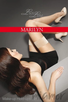 Чулки тонкие матовые Marilyn Make-Up 10 XL Visone