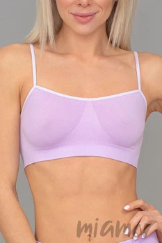 Топ безшовний на тонких бретелях Giulia Cami Top ORCHID BLOOM S/M Фіолетовий