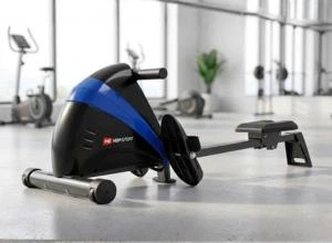 Гребний тренажер магнітний Hop-Sport HS-030R Boost Синій до 120 кг (Маховик 9.5 кг)