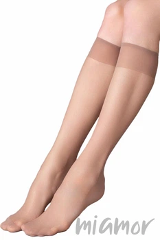 Гольфи жіночі тонкі Gabriella Bezuciskowe 15d (2 пари) One Size Melisa