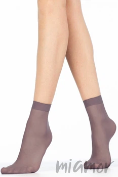 Носки женские прозрачные Lores Rosalie 15 den One Size Silver (Серый)