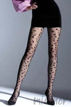 Колготки с принтом KNITTEX PANTHER 20Den 3 Nero
