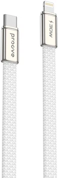 Кабель Proove AirLine Type-C to Lightning 30W 1 м White (671160003)