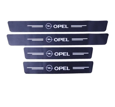 Захисна плівка на пороги з логотипом OPEL к-т 4 шт. сarbon SV0583