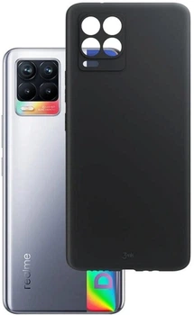 Панель 3MK Matt Case для Realme 8 Чорний (5903108386562)