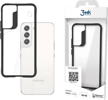 Панель 3MK Satin Armor Case+ для Samsung Galaxy S22 Ultra Прозорий (5903108449250)