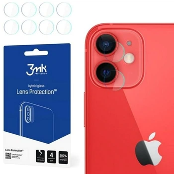 Комплект захисного скла 3MK Lens Protection для камери Apple iPhone 12 Mini 4 шт (5903108323208)