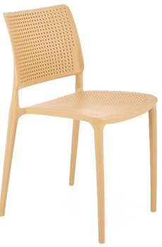 Стілець для кухні Halmar K514 пластиковий Помаранчевий (5905248126312)