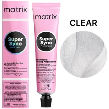 Безаммиачный тонер на щелочной основе Matrix Super Sync Pre-Bonded CLEAR 90 мл