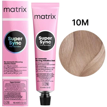 Безаммиачный тонер на щелочной основе Matrix Super Sync Pre-Bonded 10M 90 мл