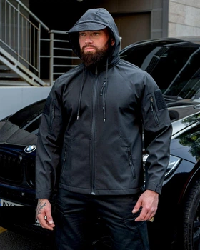 Чоловіча куртка Softshell Premium чорний M