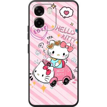 Силиконовый Чехол с Картинкой для OPPO A6 Принт (Хеллоу Китти, Hello Kitty) (70683-ysm032)