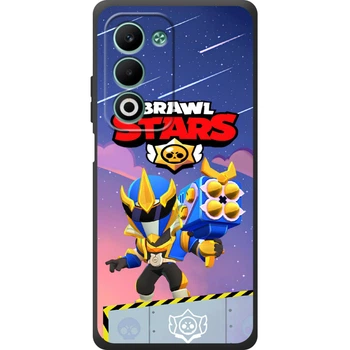 Силиконовый Чехол с Картинкой для OPPO A5m Принт (Бравл Старс Брок, Brawl Stars Brock) (70843-ysm022)