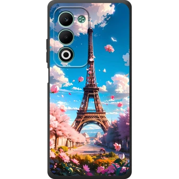 Силіконовий Чохол з Картинкою для OPPO A5m Принт (Париж, Ейфелева Вежа) (70843-ysm035)