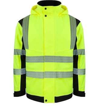 Чоловіча утеплена робоча куртка Korntex Hi-Vis L KXBRSSHRJYWBKL (L)