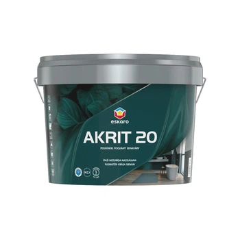 Краска интерьерная акрилатная ESKARO AKRIT 20 (белая В1) 0.95л