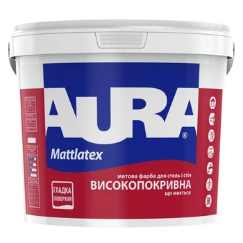 Краска акрилатная интерьерная AURA Mattlatex (белая B1) 20л