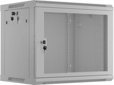 Szafa serwerowa wisząca Lanberg Rack Cabinet 19" 9U/600X450 (flat pack) with perforated door Grey (WF01-6409-23S)