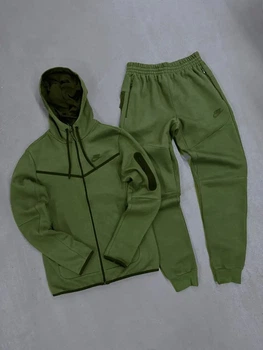 Костюм Tech Fleece зима хаки XXXL (A0100)