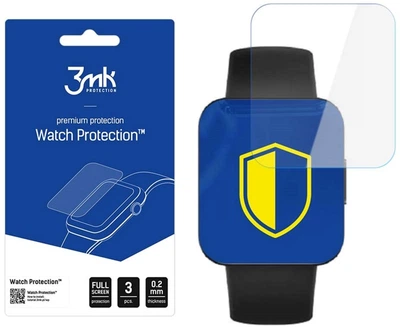 Захисна плівка 3MK Watch Protection для екрану смарт-годинників POCO Watch 3 шт. (5903108473835)