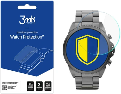 Szkło Hybrydowe 3MK FlexibleGlass do Fossil 6 Gen 44 mm 3 szt (5903108460453)