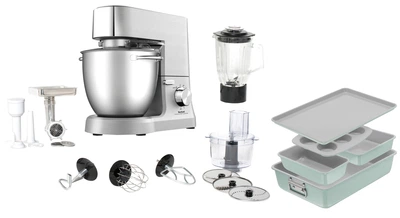 Кухонна машина Tefal Masterchef Grande QB813D38 + Набір для випікання Tefal Ceramik 5 предметів (J175S504) (комплект)