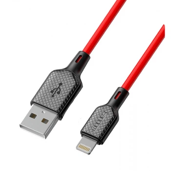 Lightning кабель 2A (1м) Earldom EC-154L — Red (786262)