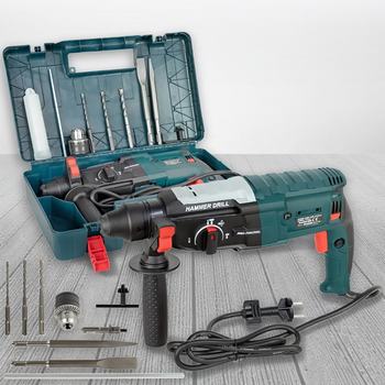 Електричний перфоратор ASSUR ASR501 220V 850W у кейсі з насадками