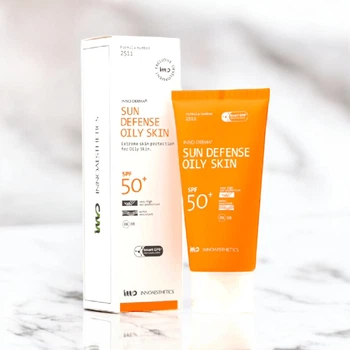 Солнцезащитный матирующий крем для лица для жирной кожи Innoaesthetics Sun Defense Oily Skin SPF 50 50 мл
