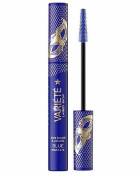 Тушь для ресниц Eveline Cosmetics Variete Lashes Show, удлиняющая, синяя, 10 мл
